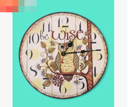 Orologio da parete Neon blu
