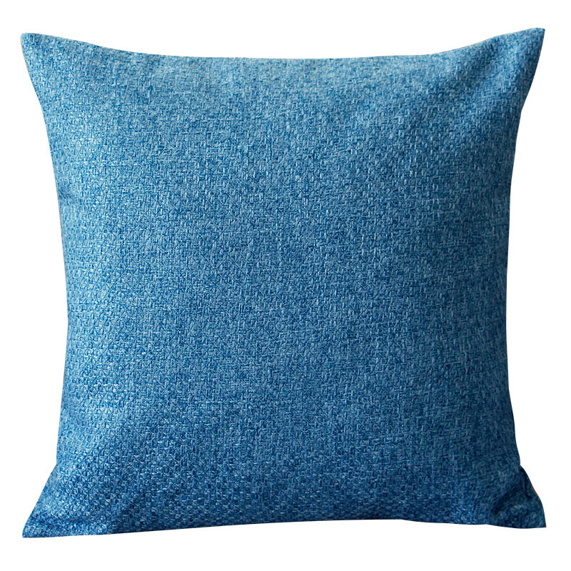 Federa cuscino blu scuro unita