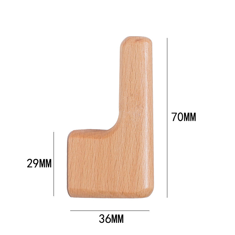 Gancio legno noce