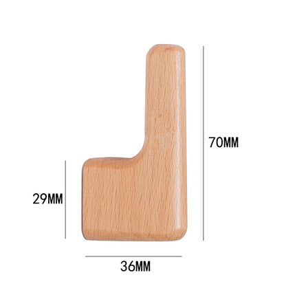 Gancio legno noce