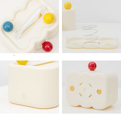 Scatola fazzoletti crema