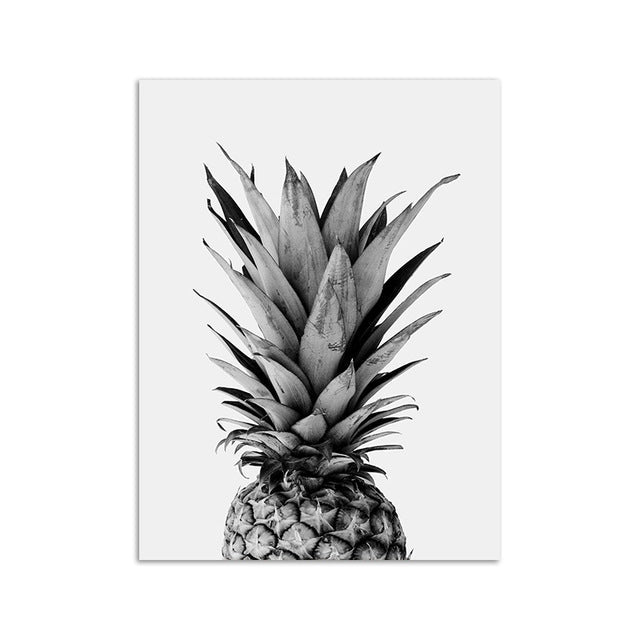 Poster Ananas dorato su sfondo rosa