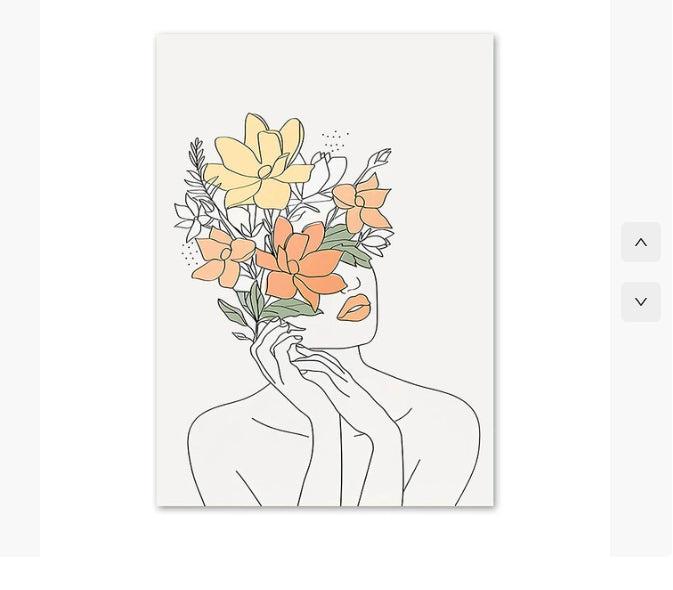 Quadro floreale nordico