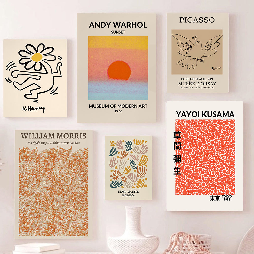 Poster astratto fiori