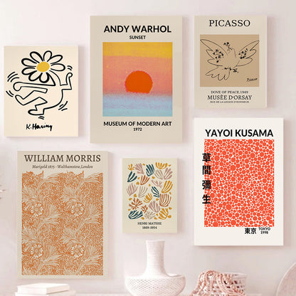 Poster astratto fiori