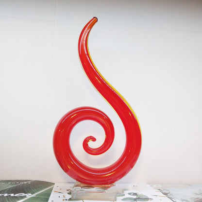Ornamento vetro astratto