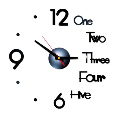 Orologio da parete Gold numeri scritti