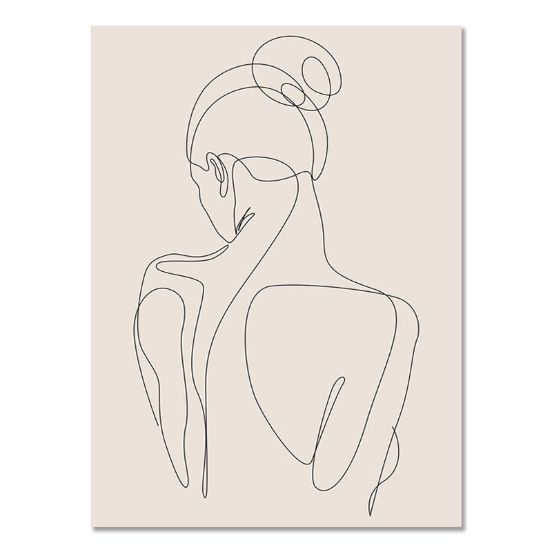 Poster Forme astratte e volti