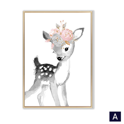Quadro savana con animali
