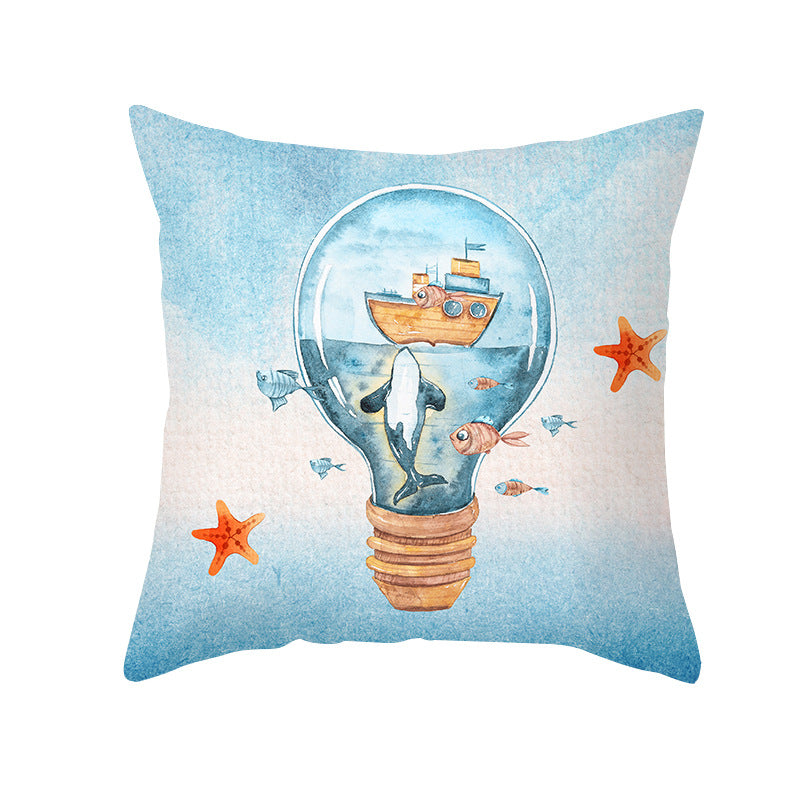 Federa cuscino creature marine