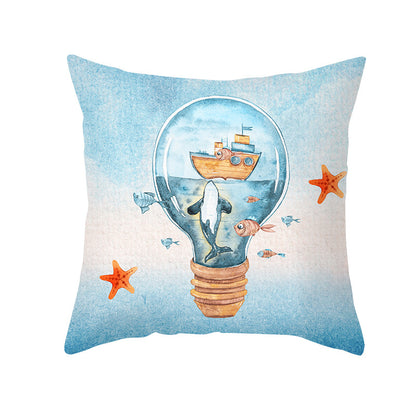 Federa cuscino creature marine