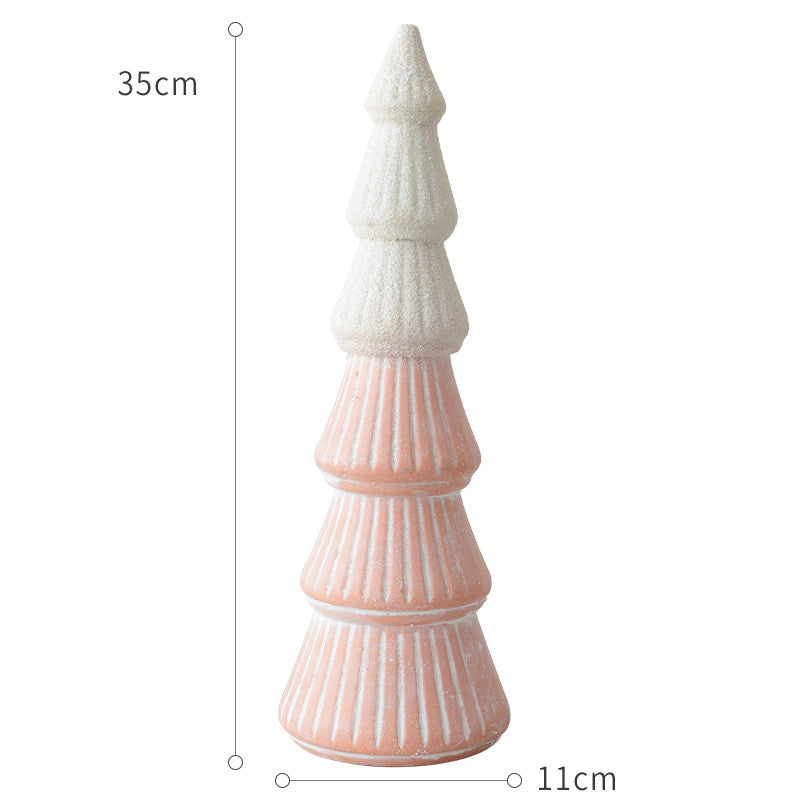 Mini albero Natale colori tenui