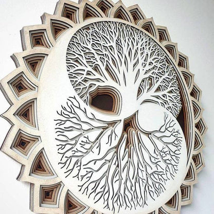 Ornamento albero della vita boho