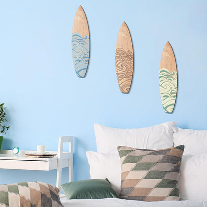Decorazione legno spiaggia tre pezzi