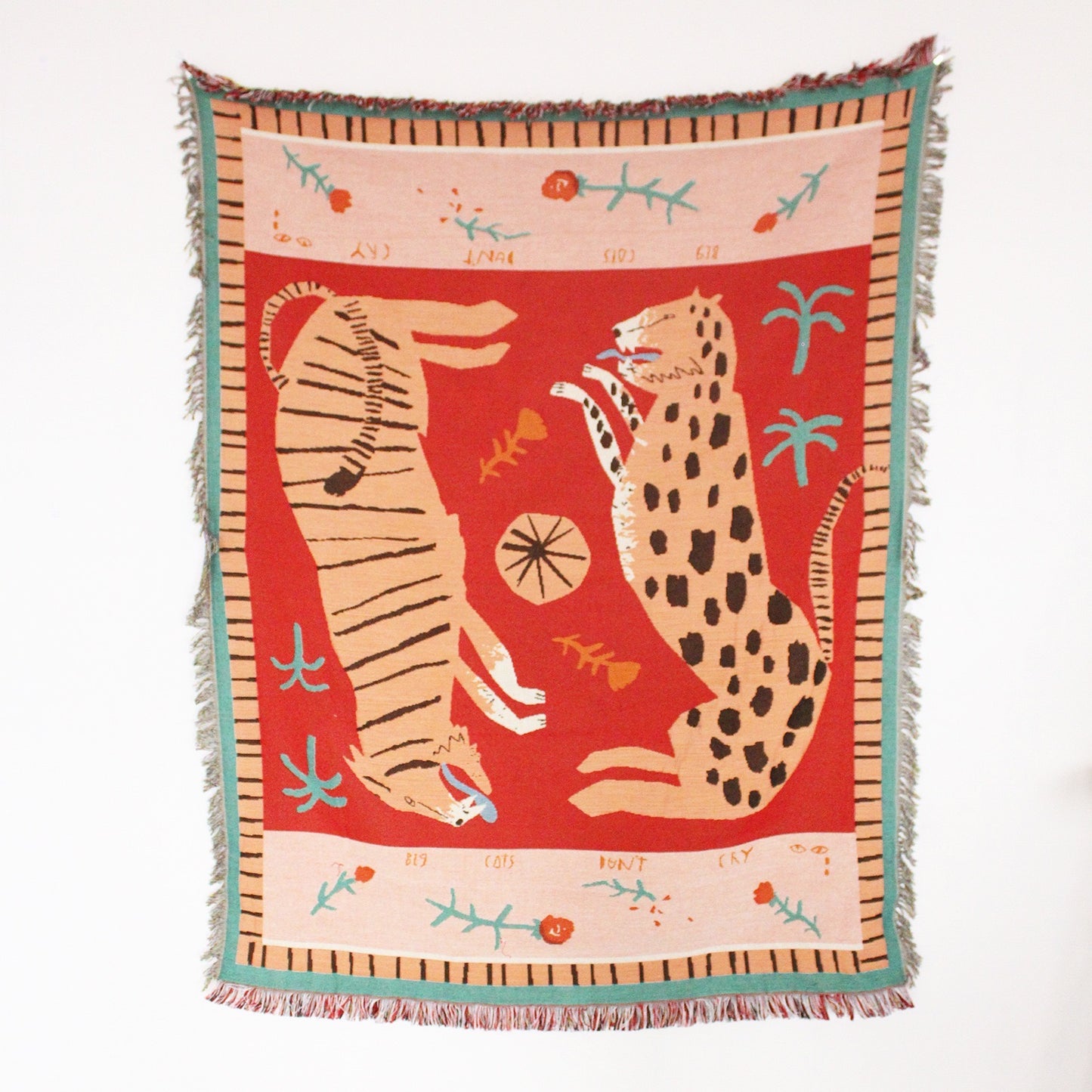 Coperta bohemian con nappine