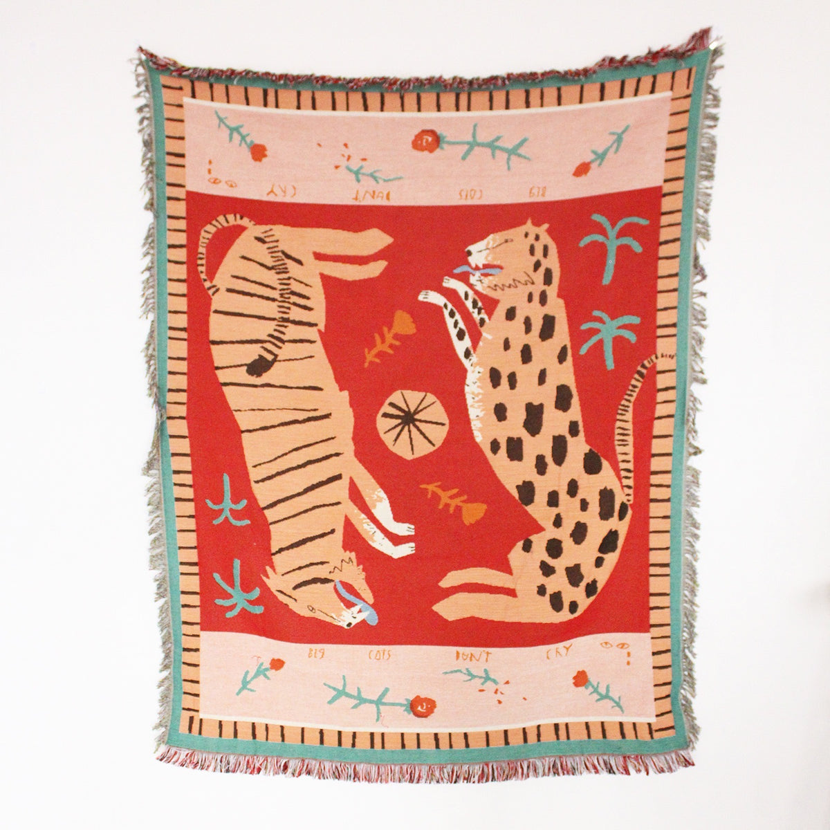 Coperta bohemian con nappine