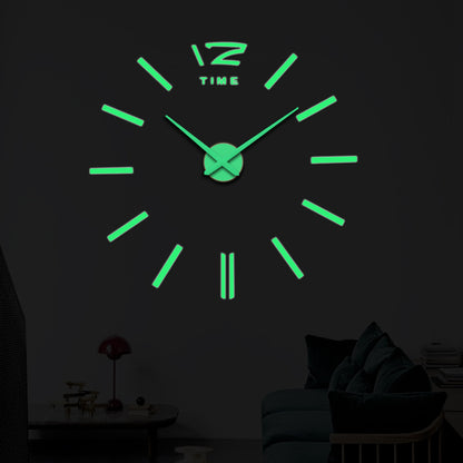 Orologio da parete Neon verde TIME