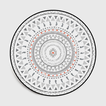 Tappeto geometrico rotondo