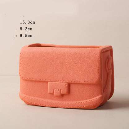 Vaso forma borsa Morandi