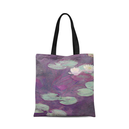 Borsa tela tramonto dipinto