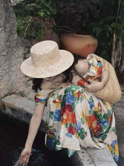 Abito vintage stampato