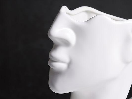 Scultura ceramica volto