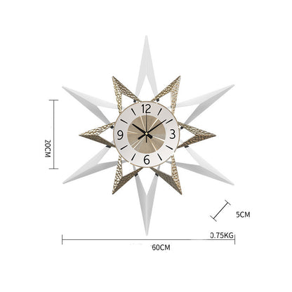 Orologio da parete Stella turchese
