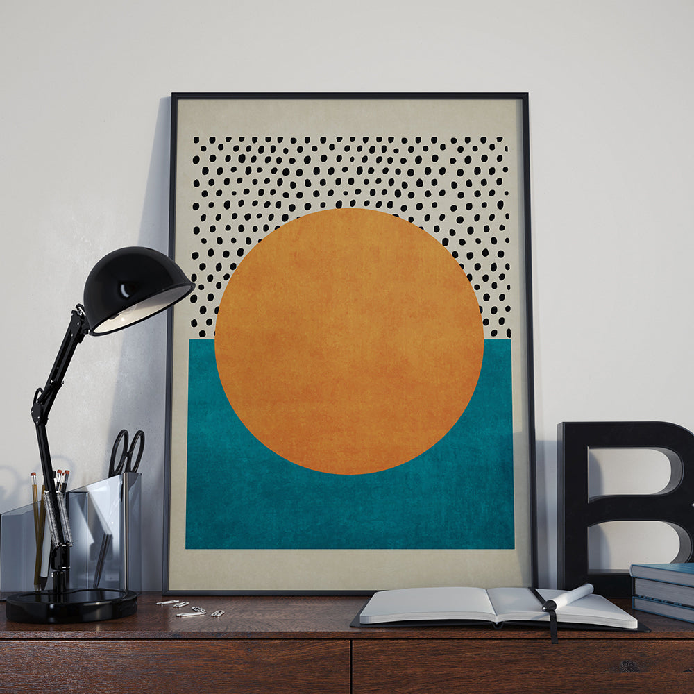 Quadro astratto retrò