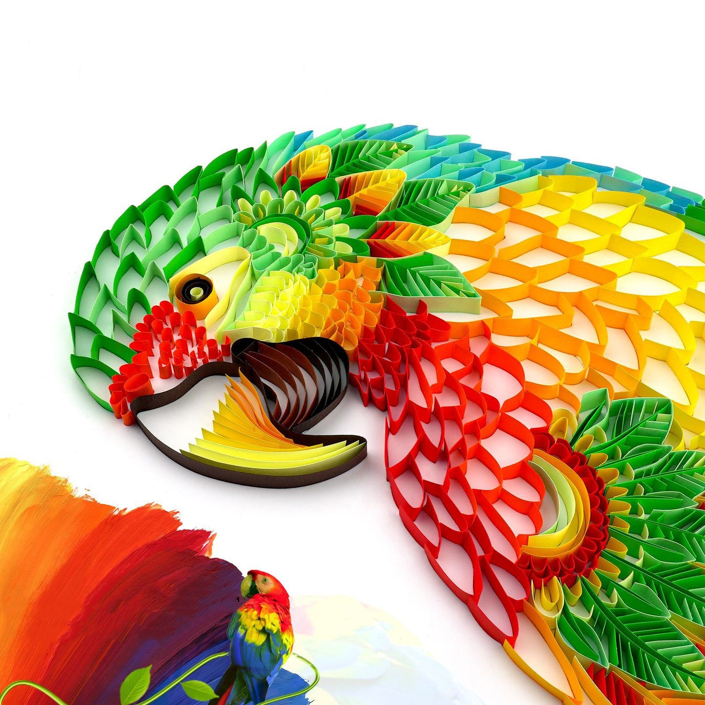Dipinto carta quilted