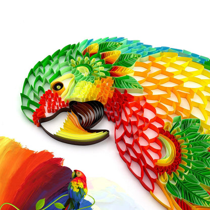 Dipinto carta quilted