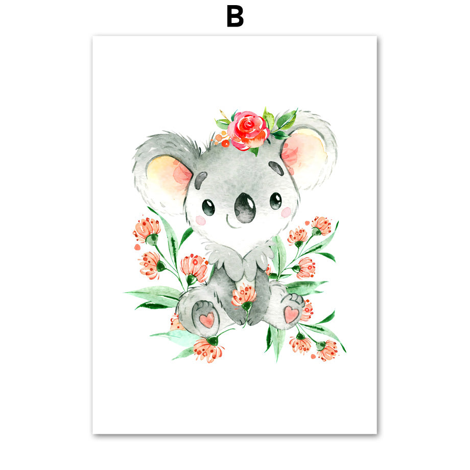 Quadro koala nordico