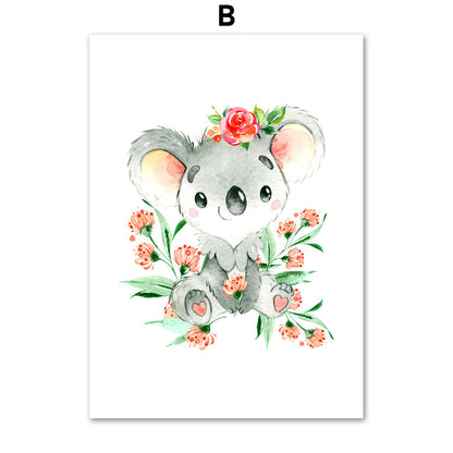 Quadro koala nordico