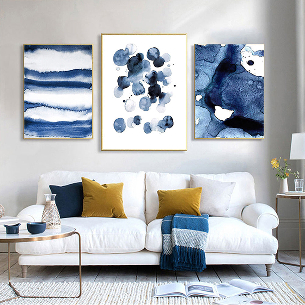 Quadro astratto blu
