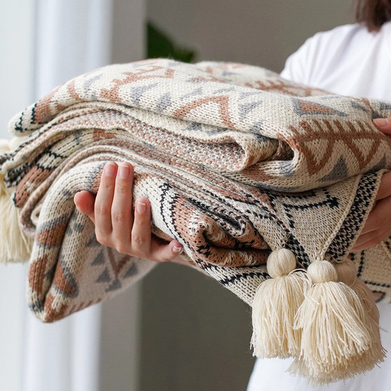 Coperta maglia bohémien