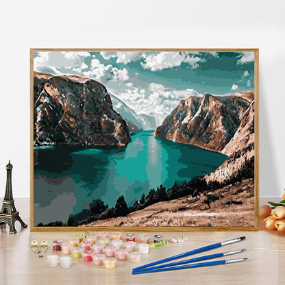 Paesaggio olio camera