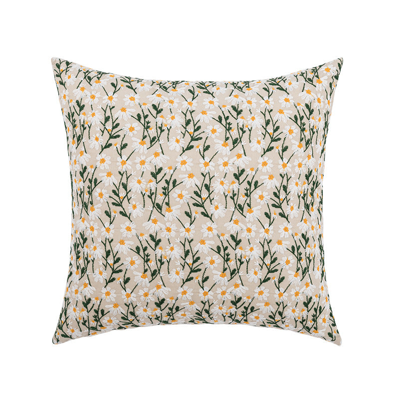 Cuscino ricamato stile nordico