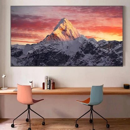 Quadro montagne innevate