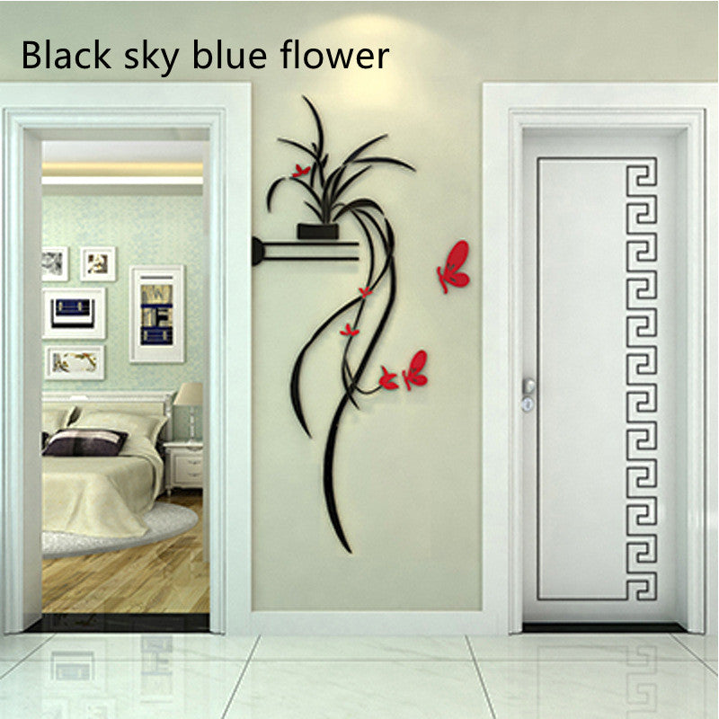 Adesivo Murale Orchidea 3D