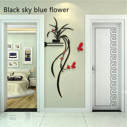 Adesivo Murale Orchidea 3D