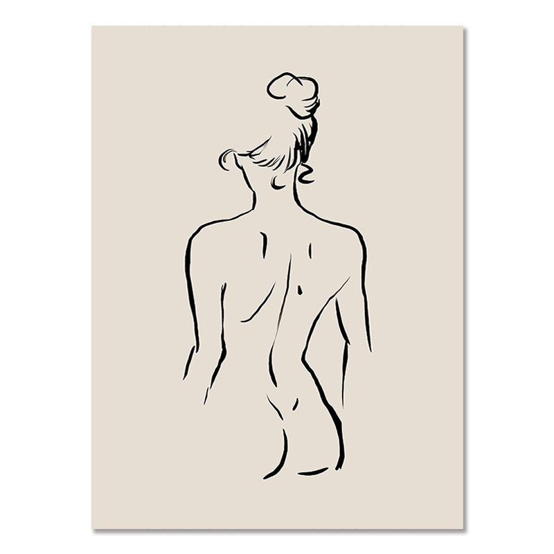 Poster Forme astratte e volti