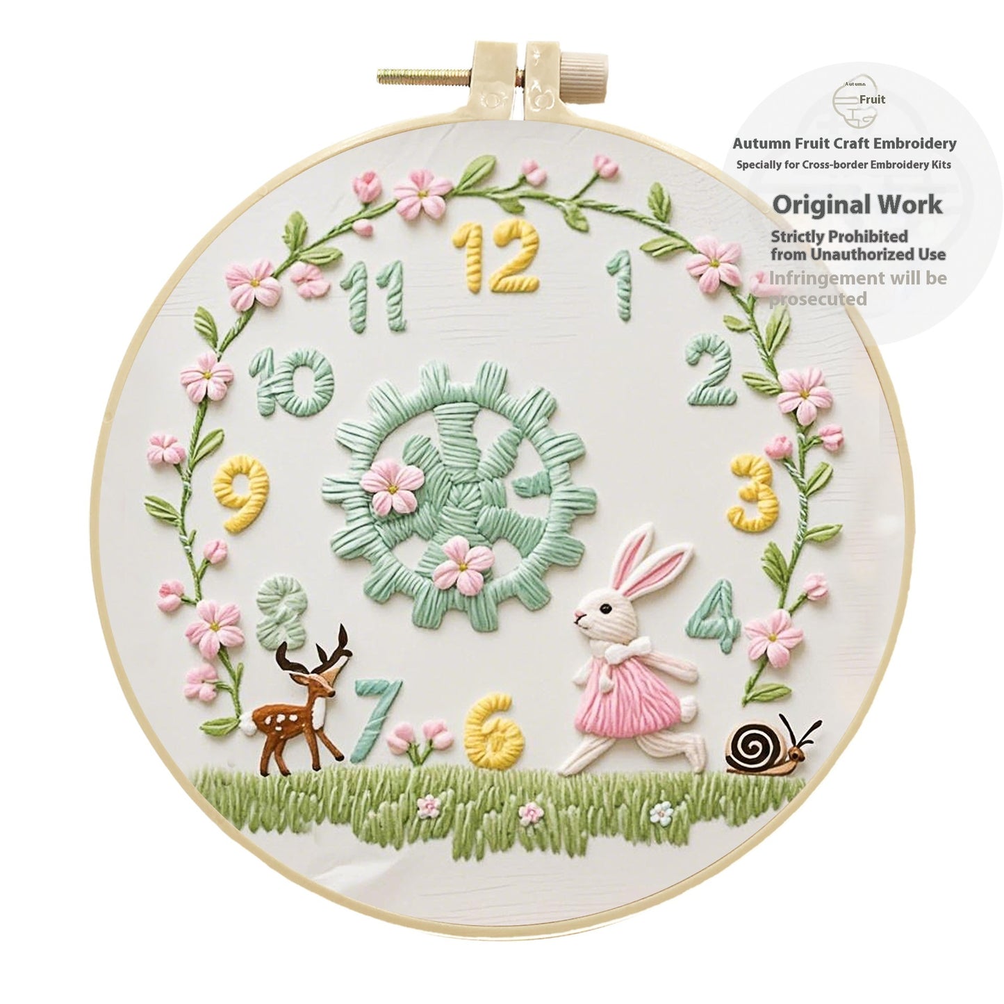 Kit ricamo orologio