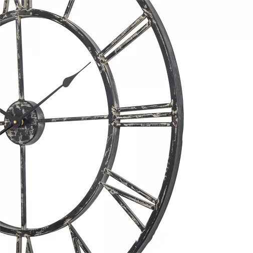 Orologio da parete Elementi trapezoidali legno