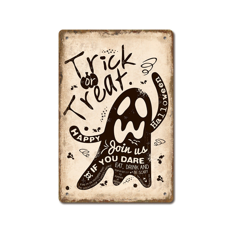 Quadro Halloween ferro