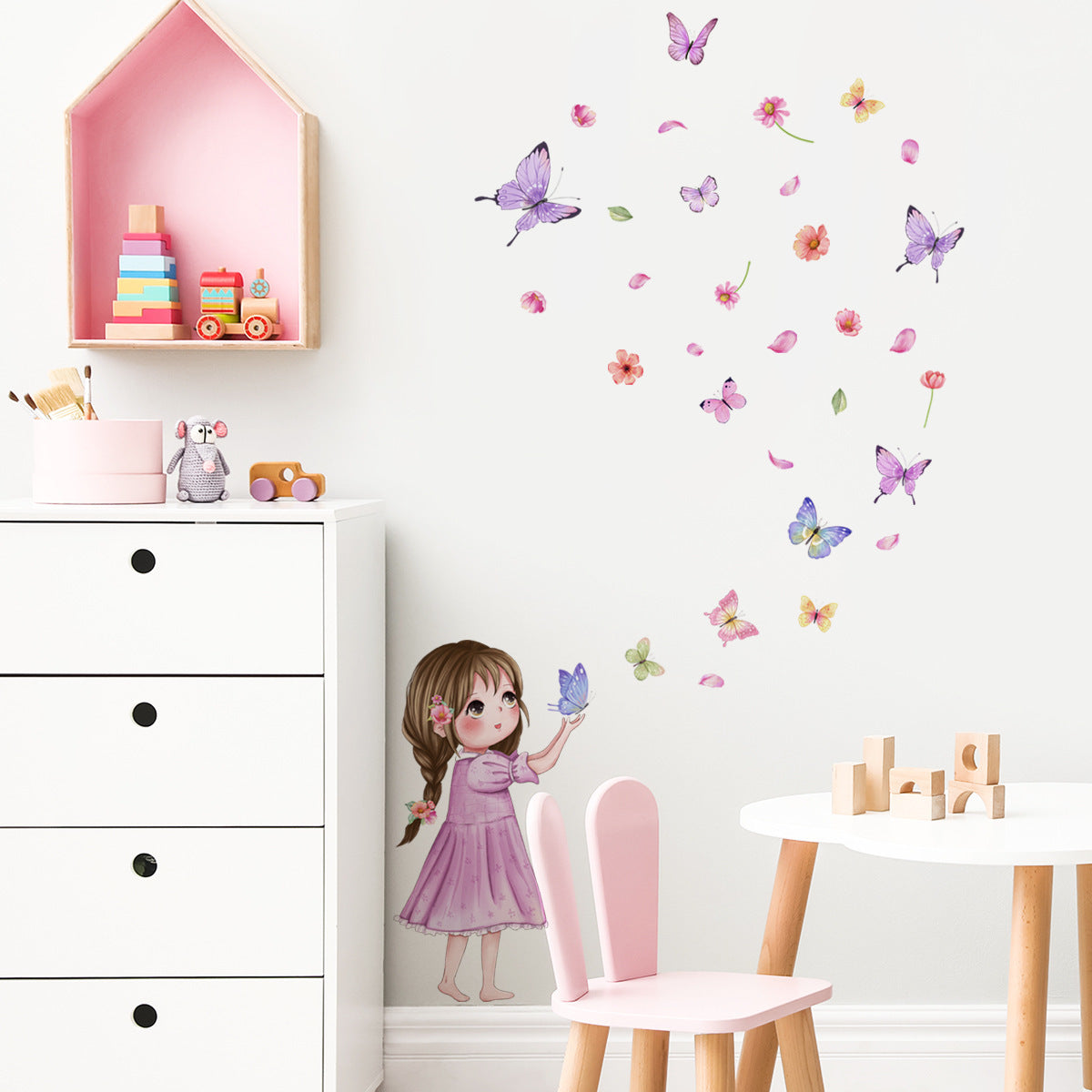 Sticker farfalle colorate