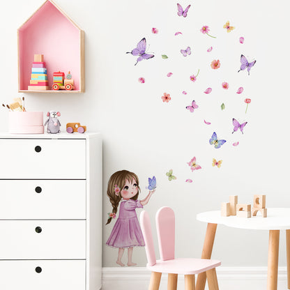 Sticker farfalle colorate