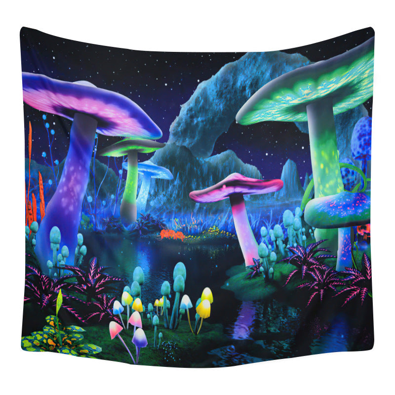 Tappezzeria funghi psichedelica