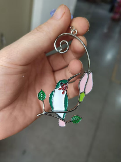 Ciondolo Colibri Vetro
