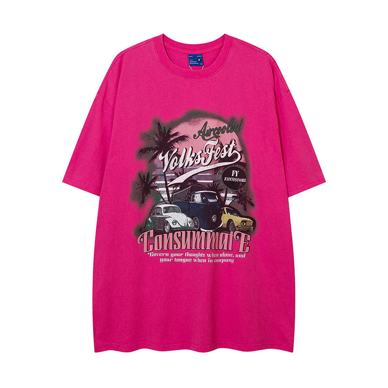 T-shirt Uomo Stampa Dipinta