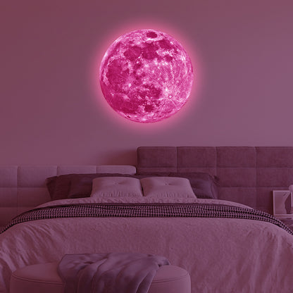 Adesivo luna fluorescente