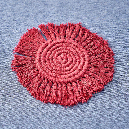 Sottobicchiere in cotone intrecciato